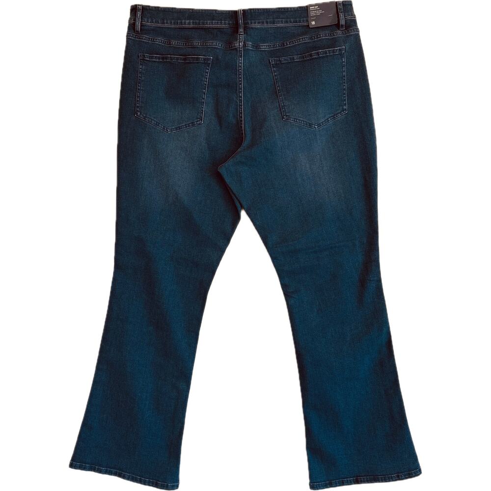 J JILL DENIM Jeans Women's Size 18 Rainstorm Wash Authentic Fit Boot Cut - Picture 2 of 11